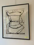 Forme géométrique by Jean-Pierre Pincemin, 1989, Encre et crayon sur papier Signé et daté en bas à droite, sold Jul 2026