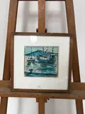 Bateaux au port by Gonzalo Fonseca, Encre et aquarelle sur papier signée en bas à droite, sold Jul 2026