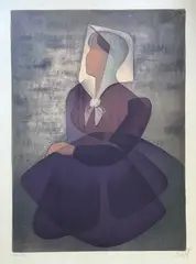 Fleur de Vendée by Louis Toffoli, 1968, Lithographie en couleurs sur papier, sold Jan 2026