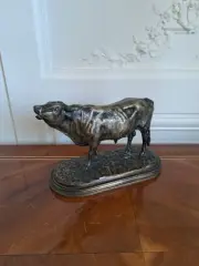 Taureau beuglant by Rosa Bonheur, Bronze patiné signé sur la terrasse, sold Sep 2026
