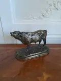 Taureau beuglant by Rosa Bonheur, Bronze patiné signé sur la terrasse, sold Sep 2026