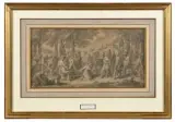 Scène de l’histoire ancienne by François-Alexandre Verdier, Crayon noir, lavis gris et rehauts de craie blanche, sold Sep 2026