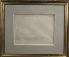 Bateau sur la lagune à Venise by Félix Ziem, Crayon sur papier Inscrit en bas à gauche "Samedi, sold Sep 2026