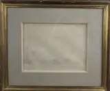 Bateau sur la lagune à Venise by Félix Ziem, Crayon sur papier Inscrit en bas à gauche "Samedi, sold Sep 2026