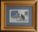 Le maraudeur by André Hardy, Aquarelle, sold Sep 2026