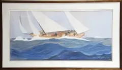 Classe J by Léon Haffner, Gouache au pochoir signé en bas à droite et N°, sold Sep 2026