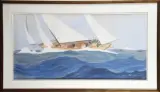 Classe J by Léon Haffner, Gouache au pochoir signé en bas à droite et N°, sold Sep 2026