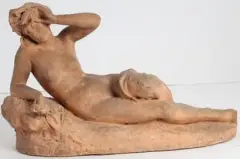 La source by Léon Fourquet, Epreuve en terre cuite, sold Sep 2026