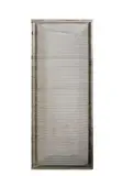 Sans titre by Jean Prouvé, Panneau de façade rectangulaire en bois recouvert d'une tôle d'aluminium gaufré, sold Dec 2025