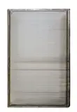 Sans titre by Jean Prouvé, Panneau de façade rectangulaire en bois recouvert d'une tôle d'aluminium gaufré, sold Dec 2025