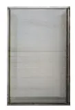 Sans titre by Jean Prouvé, Panneau de façade rectangulaire en bois recouvert d'une tôle d'aluminium gaufré, sold Dec 2025