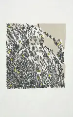 Les gens, 1971 (Rivière 116) by Maria Helena Vieira da Silva, Lithographie en sept couleurs sur papier Japon nacré, sold Dec 2025
