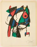 Sans titre by Joan Miró, Lithographie Signé en bas à droite Justifié HC en bas à gauche H_45 cm L_36,5 cm (la feuil, sold Dec 2025