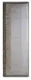 Sans titre by Jean Prouvé, Panneau de façade rectangulaire en bois recouvert d'une tôle d'aluminium gaufré, sold Oct 2025