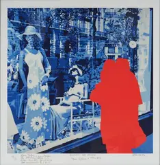 Boulevard des Italiens : Briser la glace, 1971-2013 by Gérard Fromanger, Lithographie, Archival pigment print sur Papier Hahnmühle Justifiée, sold Oct 2025