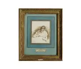 Jeune couseuse by Anne Marie Moitte, Plume et bistre, sold Sep 2025