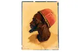 Tête de maure by Isidore Pils, Toile Sans cadre Inscription en bas à gauche Idir on Belal / de Chambale Cachet en bas à d, sold Sep 2025