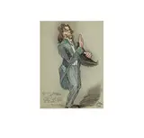 Portrait de Delacroix by Ferdinand Bac, 1948, Encre, Aquarelle et gouache, sold Sep 2025