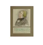 Portrait de Ingres by Ferdinand Bac, 1949, Encre, Aquarelle et gouache L'annotation de la main de l'artiste décrit la réaction de Ing, sold Sep 2025