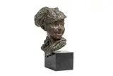 Gavroche by Medardo Rosso, Épreuve en bronze à patine brune Signée H_36 L_25 P_22 cm, sold Sep 2025