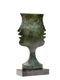 Les Cyclades (1926) by Jean Cocteau, Épreuve en bronze à patine verte signée, sold Jul 2025