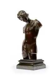 David by Fernandez Arman, 1997, Épreuve en bronze à patine brune Signée sur la terrasse Fonte Bocquel numérotée, sold Jul 2025