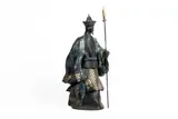Wang feng by Paul Beckrich, Épreuve en bronze à patine verte et rehauts dorés numérotée, sold Jul 2025