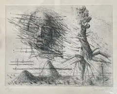 Visages by Ivan Theimer, 1972, Lithographie sur papier d'Arches, sold Apr 2026