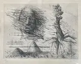 Visages by Ivan Theimer, 1972, Lithographie sur papier d'Arches, sold Apr 2026