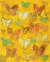 4 Fratillery by Hunt Slonem, oil on board, sold Apr 2026