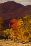 Laurentians by Lawren Harris, oil on board, sold Apr 2026