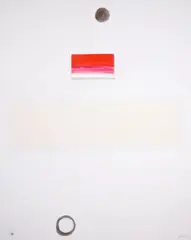 Jagiello by Marcelin Cardinal, 1982, mixed media collage on canvas, sold Mar 2026