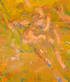 Afternoon Lovers - For Pablo Neruda by Graham Coughtry, oil on canvas, sold Mar 2026