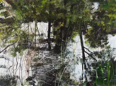 Reflection (Five) by Gordon A. Smith, 2004, acrylic on canvas, sold Mar 2026