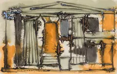 Sans titre by Paul-Vanier Beaulieu, 1961, watercolour on paper, sold Mar 2026
