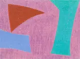 Yougo 13 by Fernand Leduc, 1966, mixed media on paper, sold Mar 2026