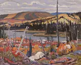 Autumn Glory by Maurice Hall Haycock, 1964, oil on canvas, sold Mar 2026