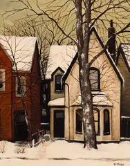 On Croft St. by John Kasyn, 1981, oil on board, sold Mar 2026