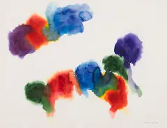 Untitled by Gershon Iskowitz, 1977, watercolour on paper, sold Mar 2026