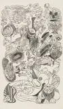 Abstract by Alfred Pellan, 1947, lithograph on paper, sold Mar 2026