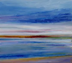 Sea Painting by Gordon A. Smith, 1975, acrylic on paper, sold Mar 2026