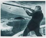 Skipper Bax Ford Birding by David Blackwood, 1978, etching and aquatint on paper, sold Feb 2026
