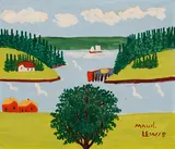 Digby Gut by Maud Lewis, mixed media on board, sold Feb 2026