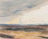Approaching Storm by Joseph Francis Plaskett, pastel on paper, sold Feb 2026