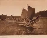 A Fair Breeze by Edward S. Curtis, photogravure, sold Feb 2026