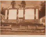 A House-Front - Awaitlala by Edward S. Curtis, photogravure, sold Feb 2026