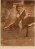 Preparing Cedar-Bark - Nakoaktok by Edward S. Curtis, photogravure, sold Feb 2026