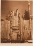Tenaktak Crest Posts, Harbledown Island by Edward S. Curtis, photogravure, sold Feb 2026
