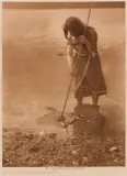 The Octopus Catcher - Qagyuhl by Edward S. Curtis, photogravure, sold Feb 2026