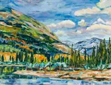 Mountain Splendour by Darlene Hay, oil on canvas, sold Feb 2026